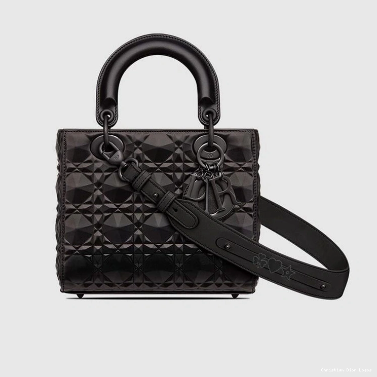 Cheap Black Cannage Diamond Dior Calfskin with Ultramatte Lady ABCDior Motif Bag My 0812 Luxury
